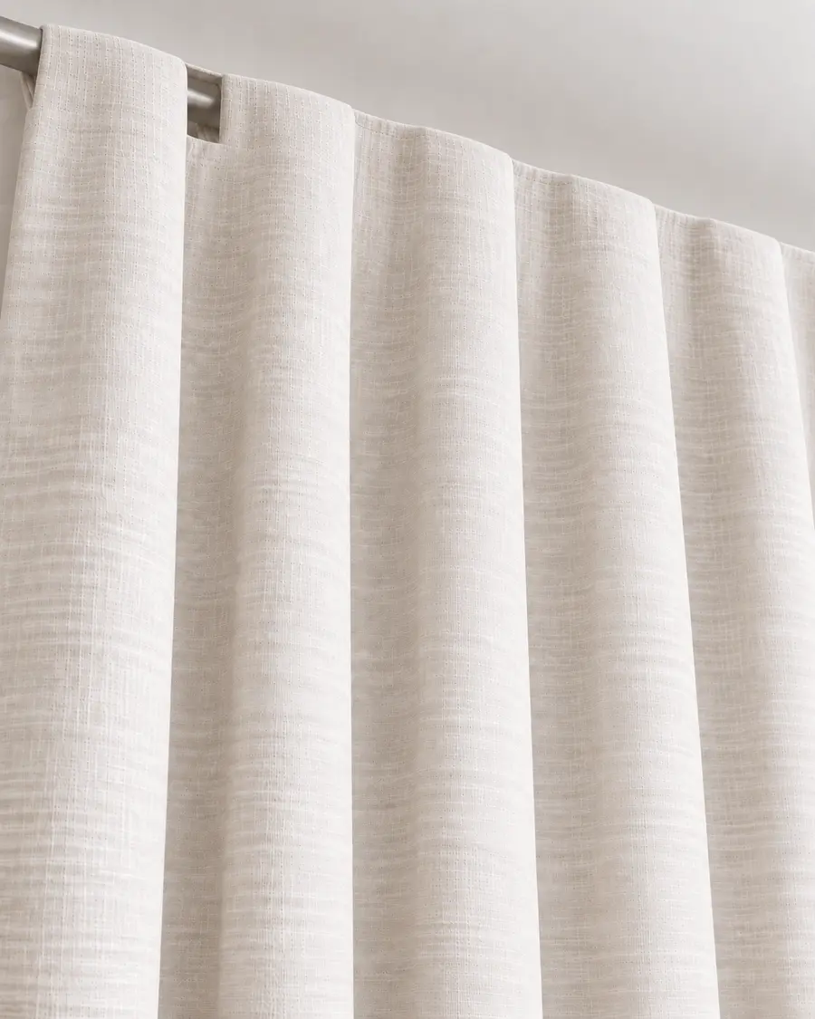 Box pleat curtain heading