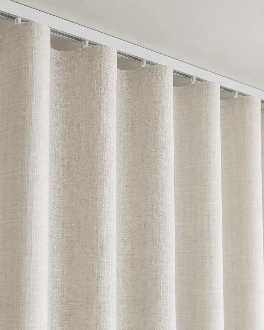 Wave and S-Fold curtain heading